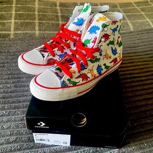 Converse High Top Chucks All Star Dinoverse Unisex Kid Size 4.5